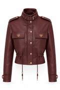 Jacket Cuerina · Vino