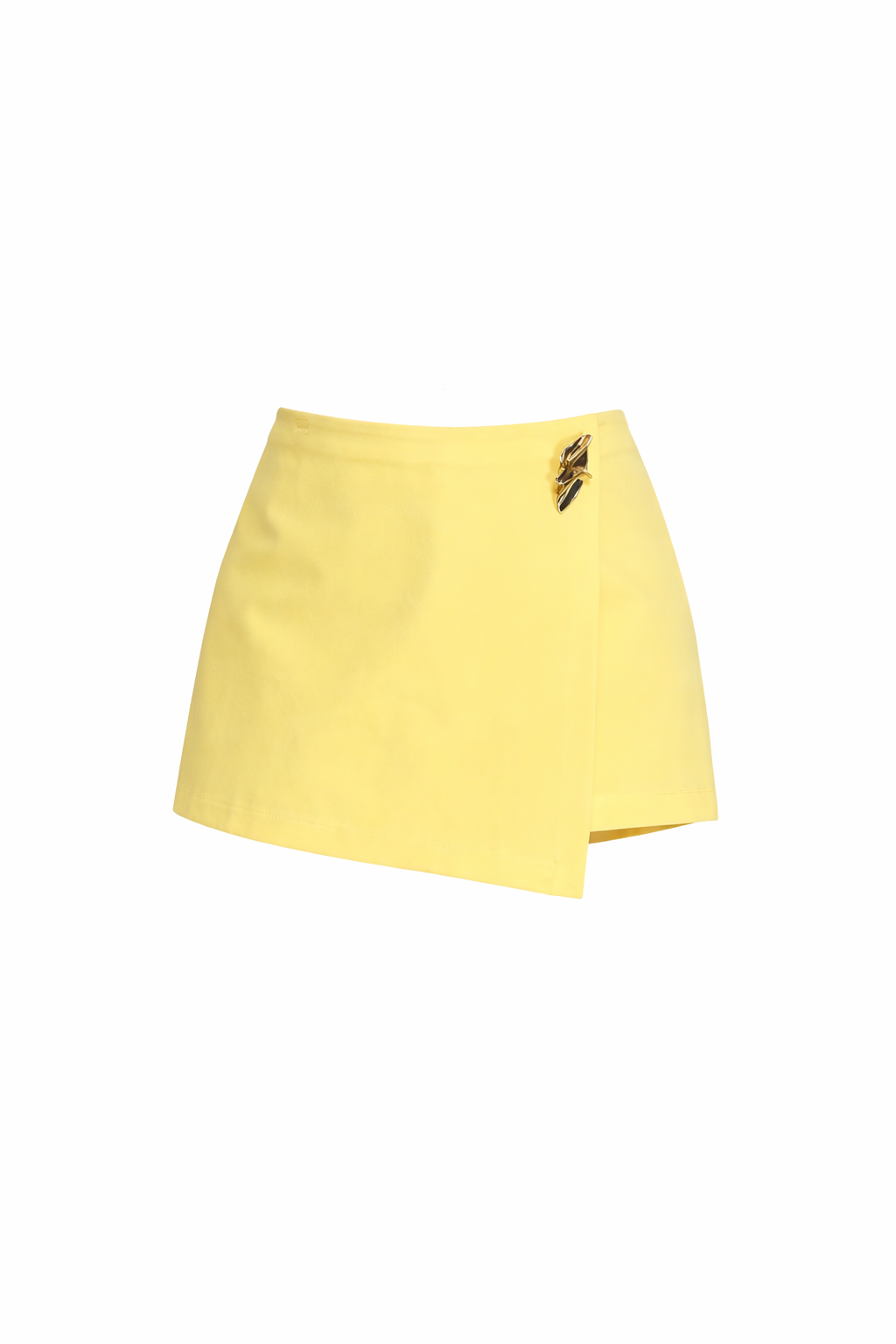 Falda Short Amarilla con pendiente