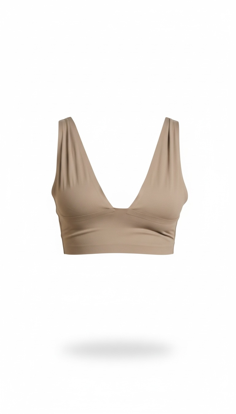 Top Arena cuello V corte laser