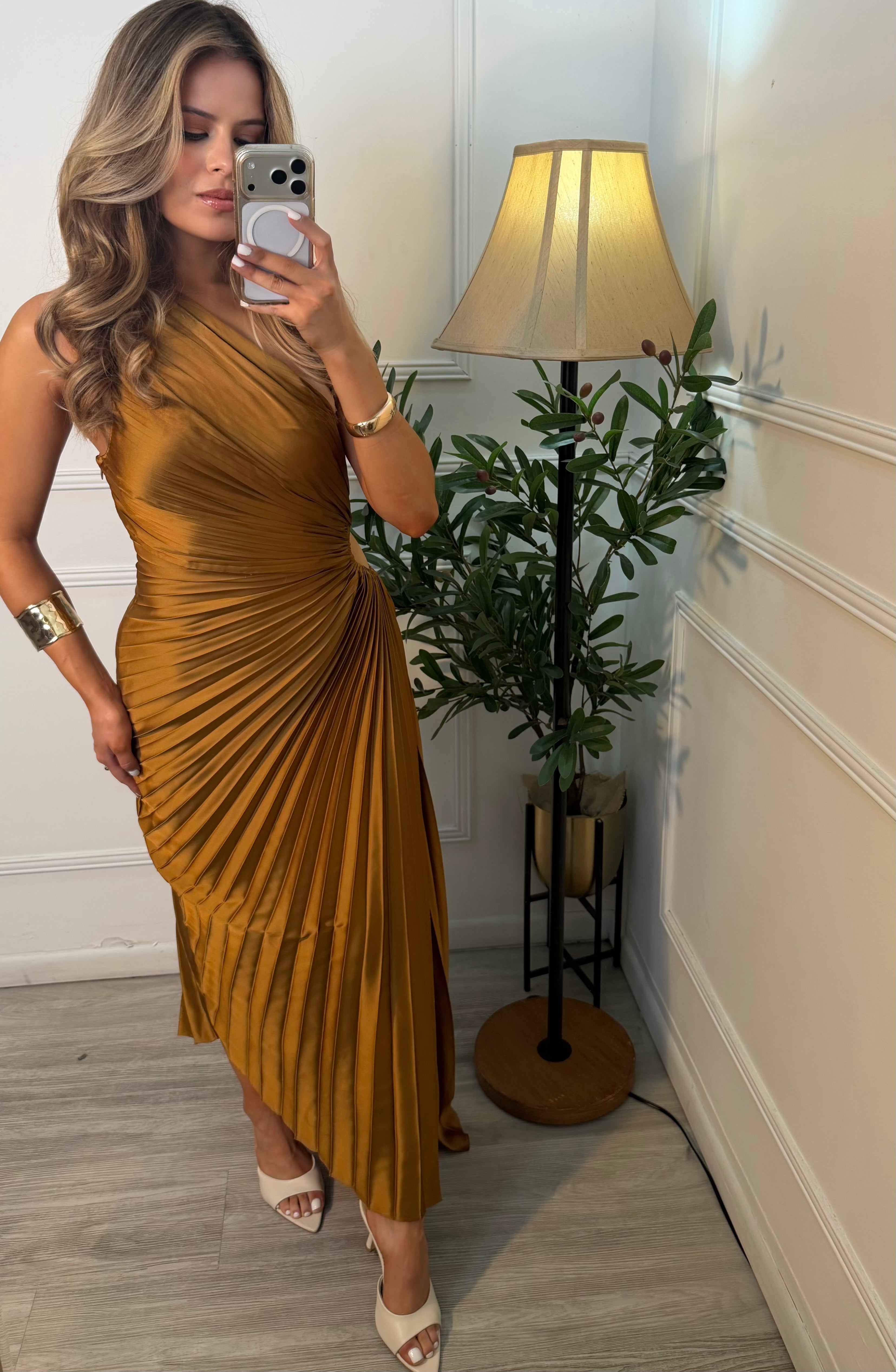 Vestido Ochre Largo