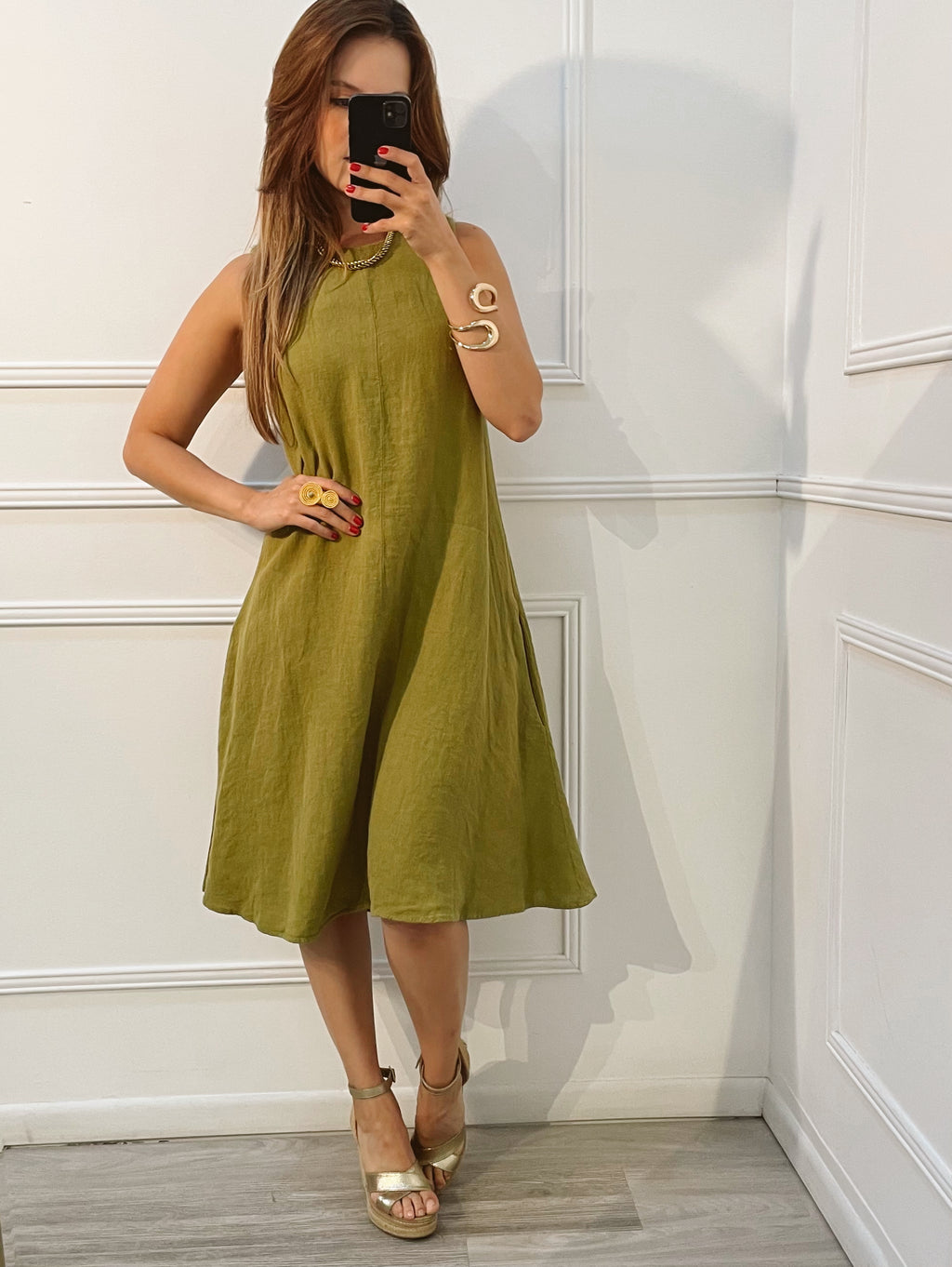 Vestido Verde Lima