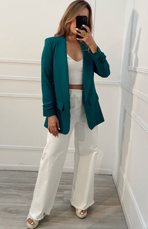 Blazer Verde turquesa