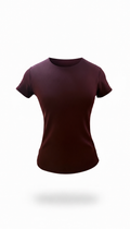 Blusa vino algodón - lycra