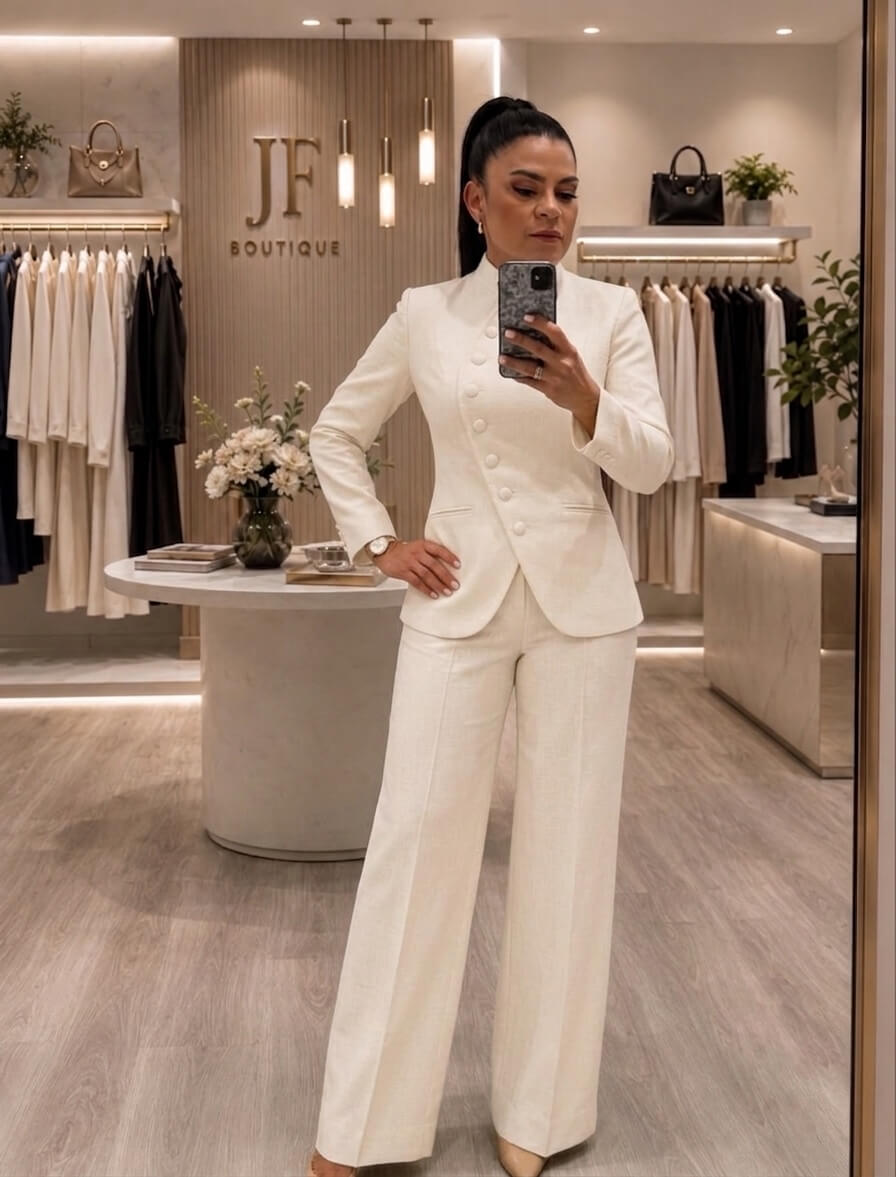 Set Blazer + Pantalón · Beige