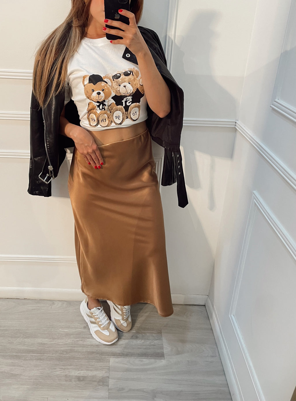 Camiseta Blanca con 2 Osos