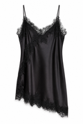 Blusa lencera negra