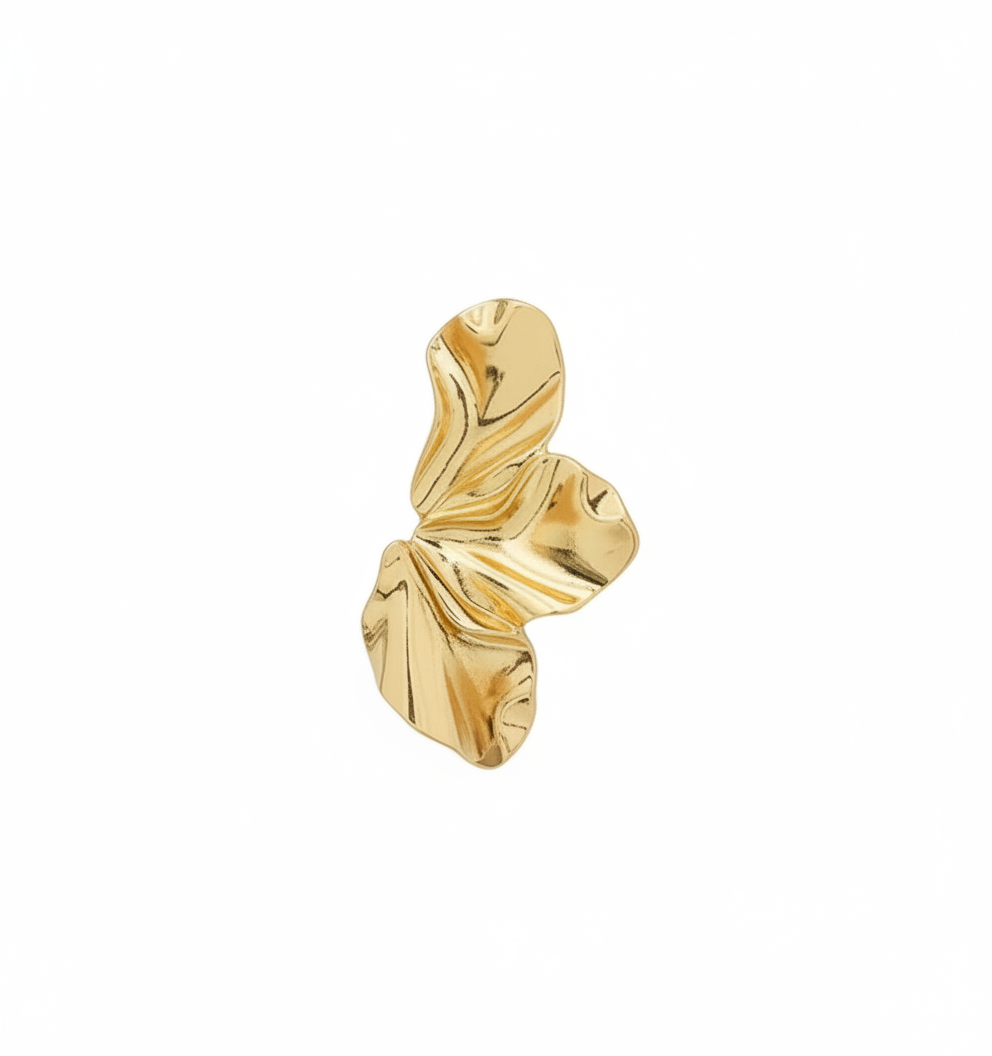 Aretes Flor Dorado