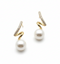 Aretes con perla