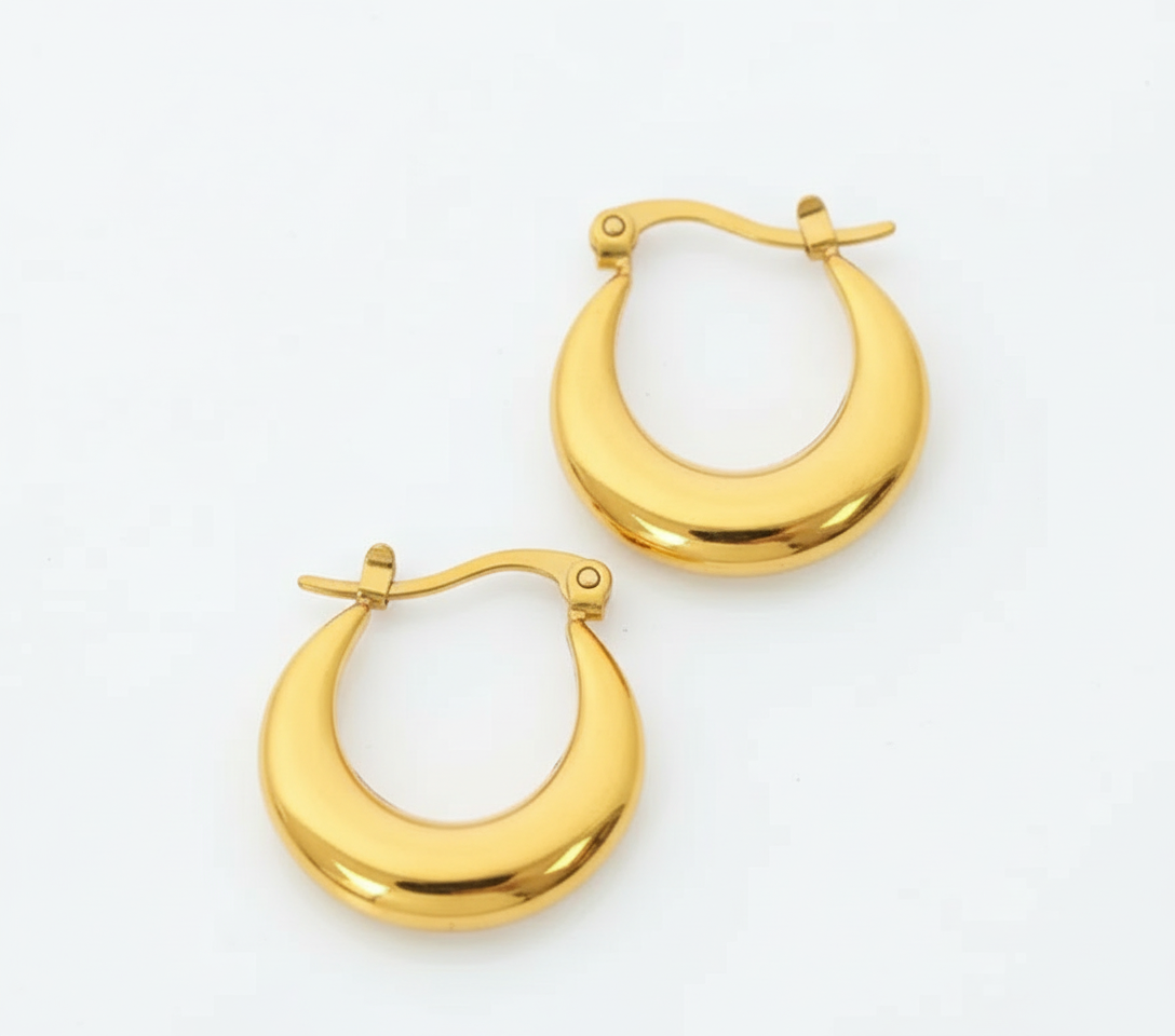 Aretes clásicos argollas