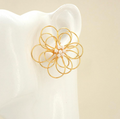 Aretes Flor cable