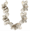 Collar Flor Plateado