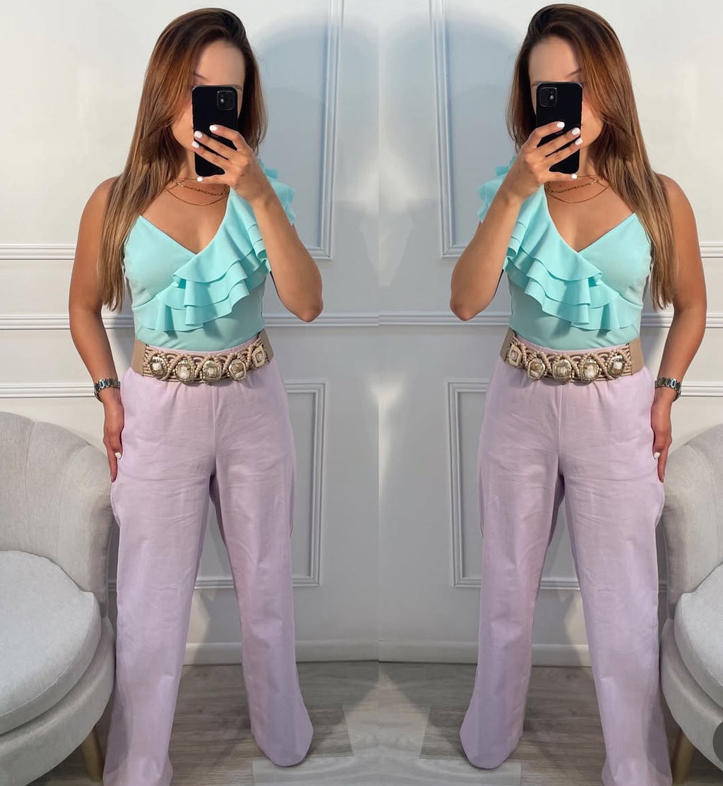 Blusa Menta Vuelos
