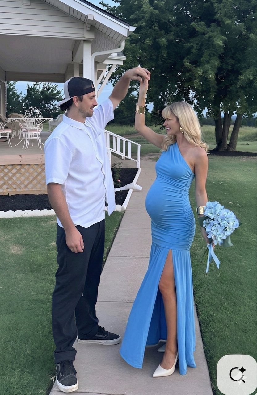 Vestido celeste