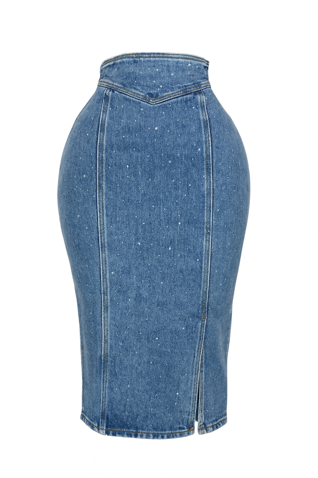 Falda mezclilla con abertura