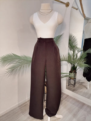 Pantalón de vestir estilo trouser negro