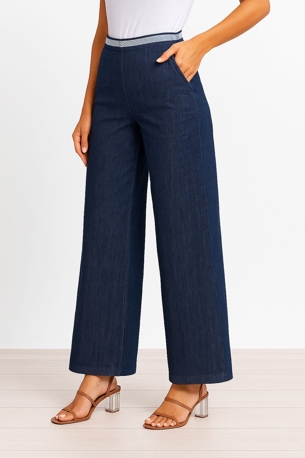 Pantalón mezclilla con borde it