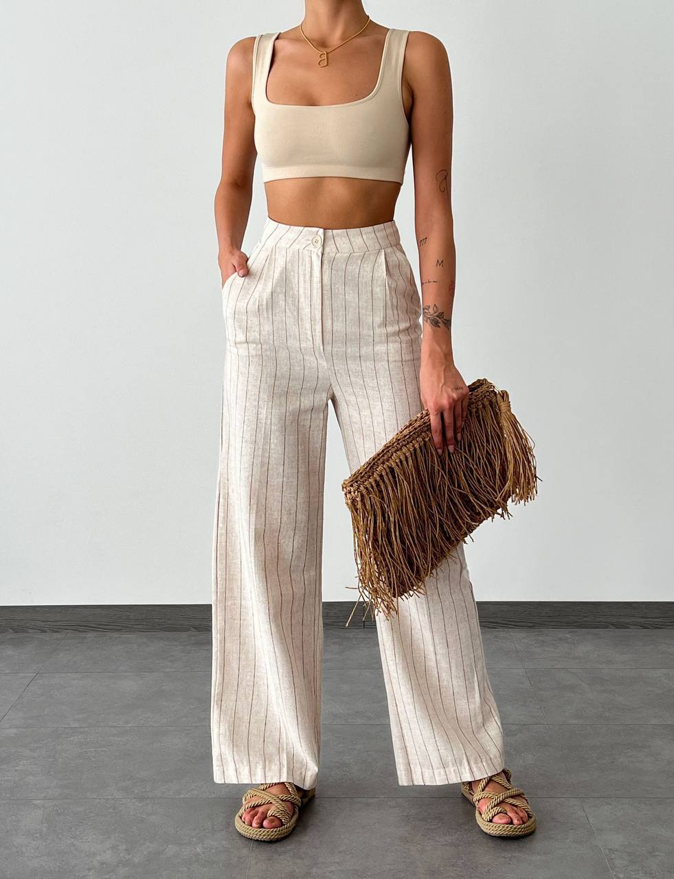 Pantalón de rayas