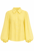 Blusa manga bombacha amarilla