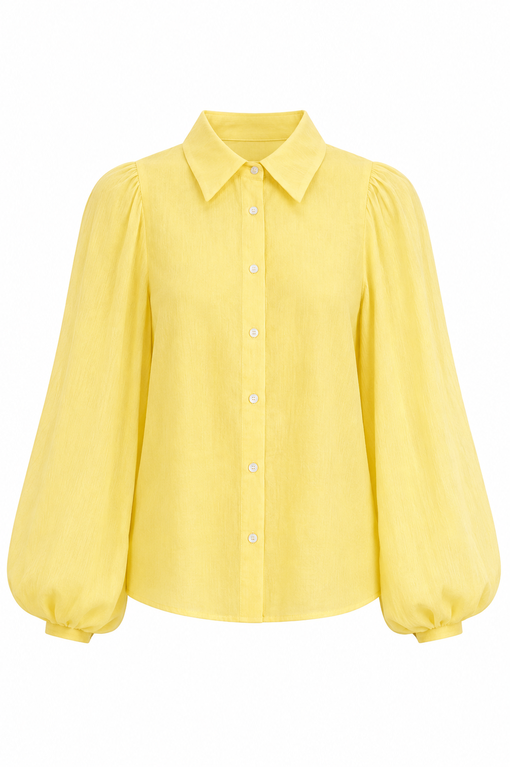 Blusa manga bombacha amarilla
