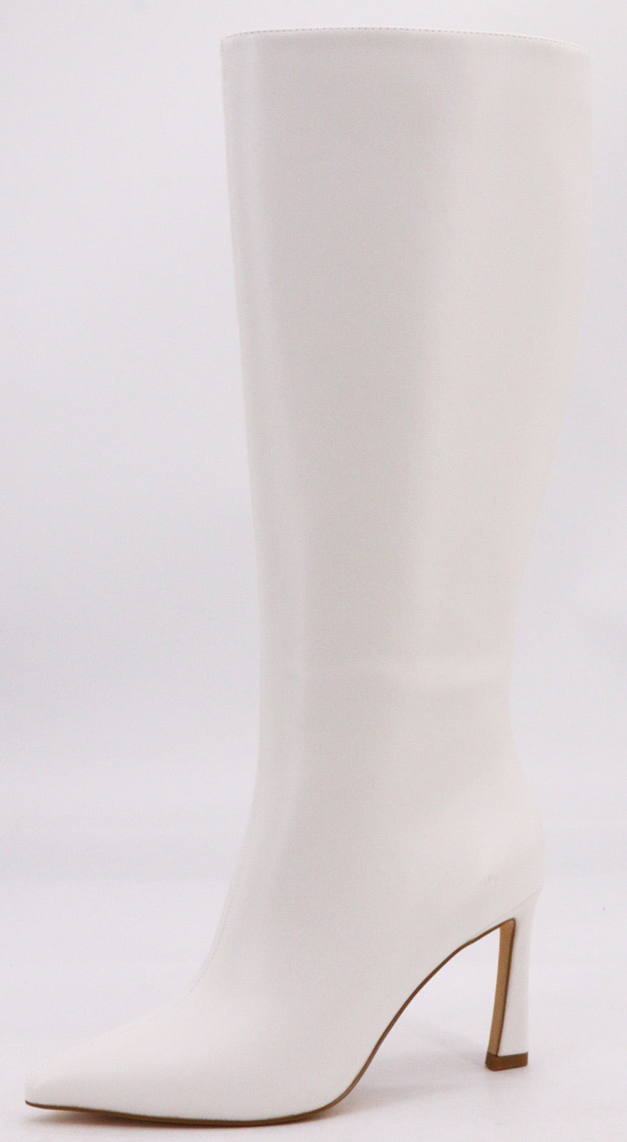 Botas blancas tacón fino
