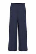 Pantalón recto azul navy