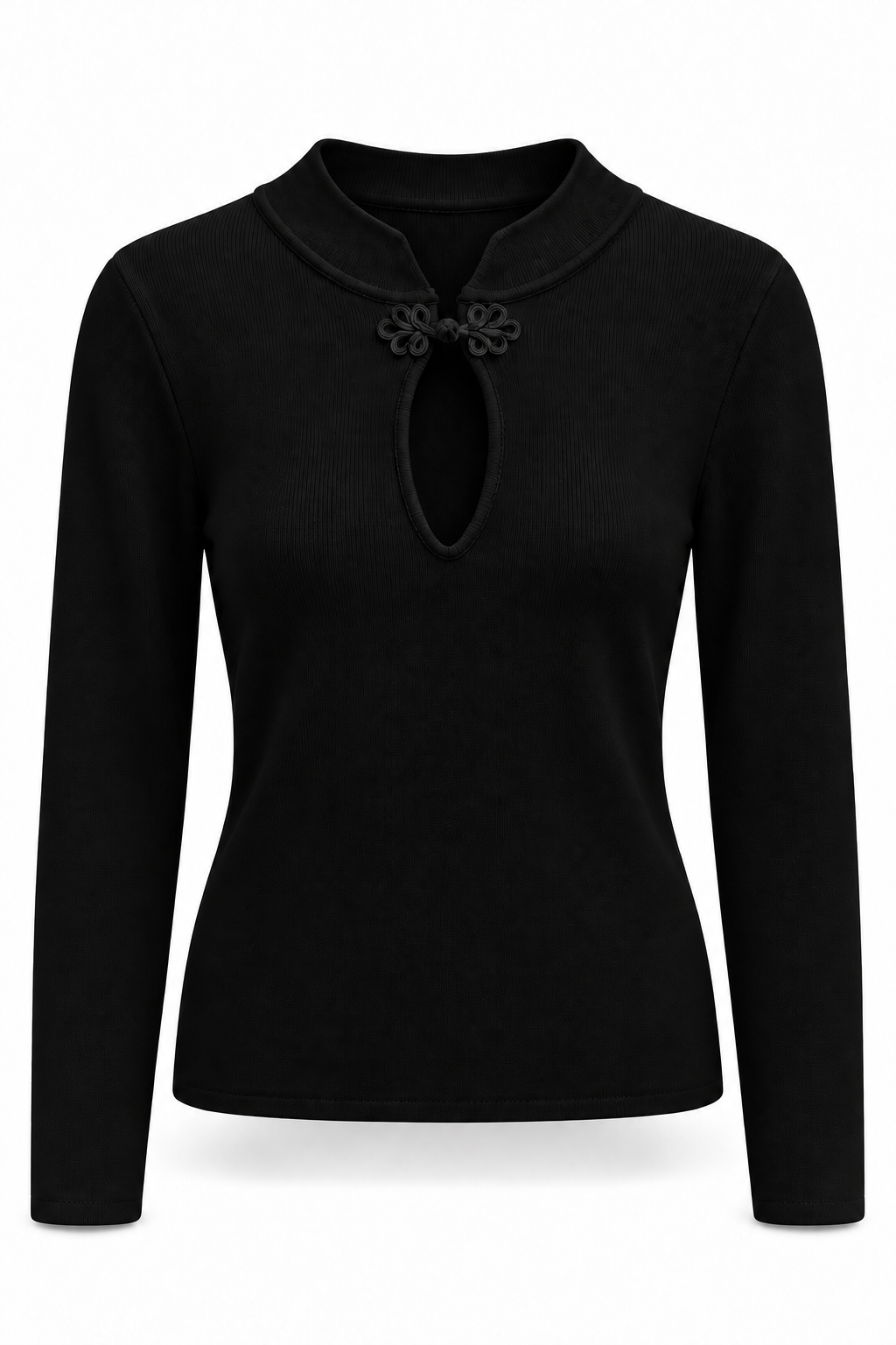 Blusa con Detalle Napoleón manga larga