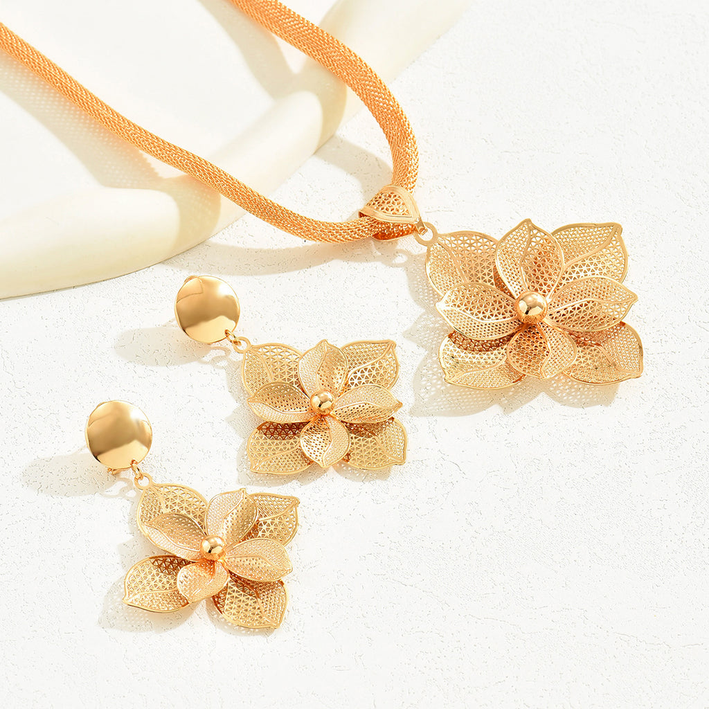 Set de collar y pendientes