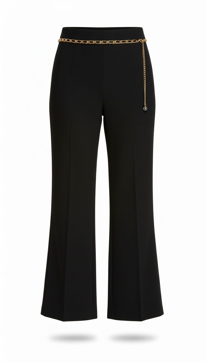 Pantalón Negro con cadena