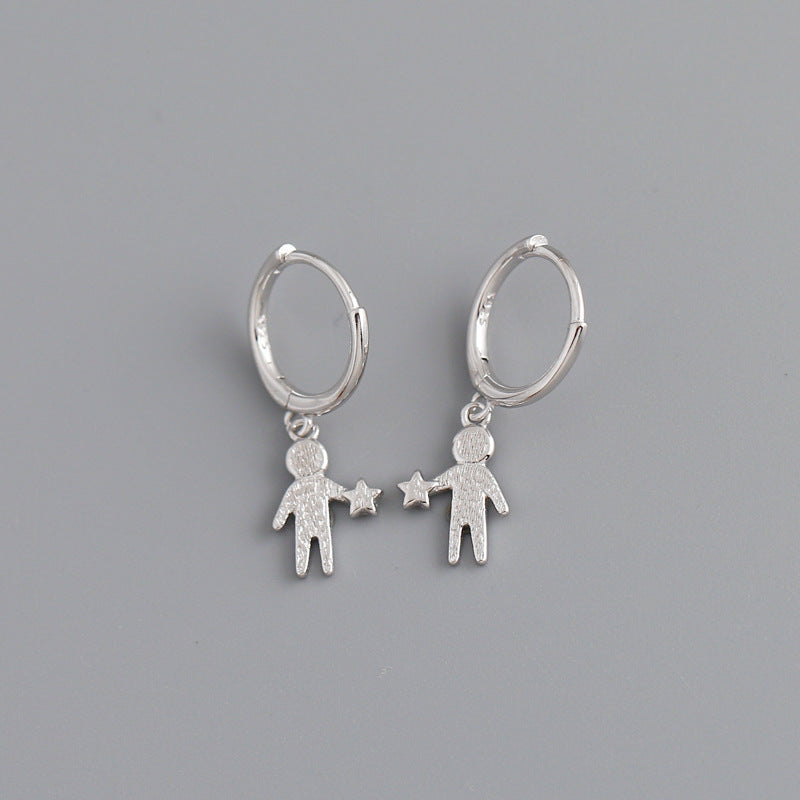 Aretes hij@s plata 925