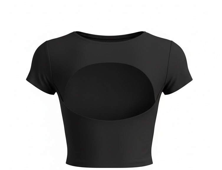 Blusa Negra Corta