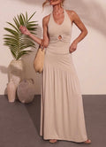 Set Beige Falda Blusa sin manga