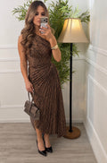 Vestido estampado animal print