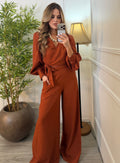 Set blusa + Pantalón Terracota