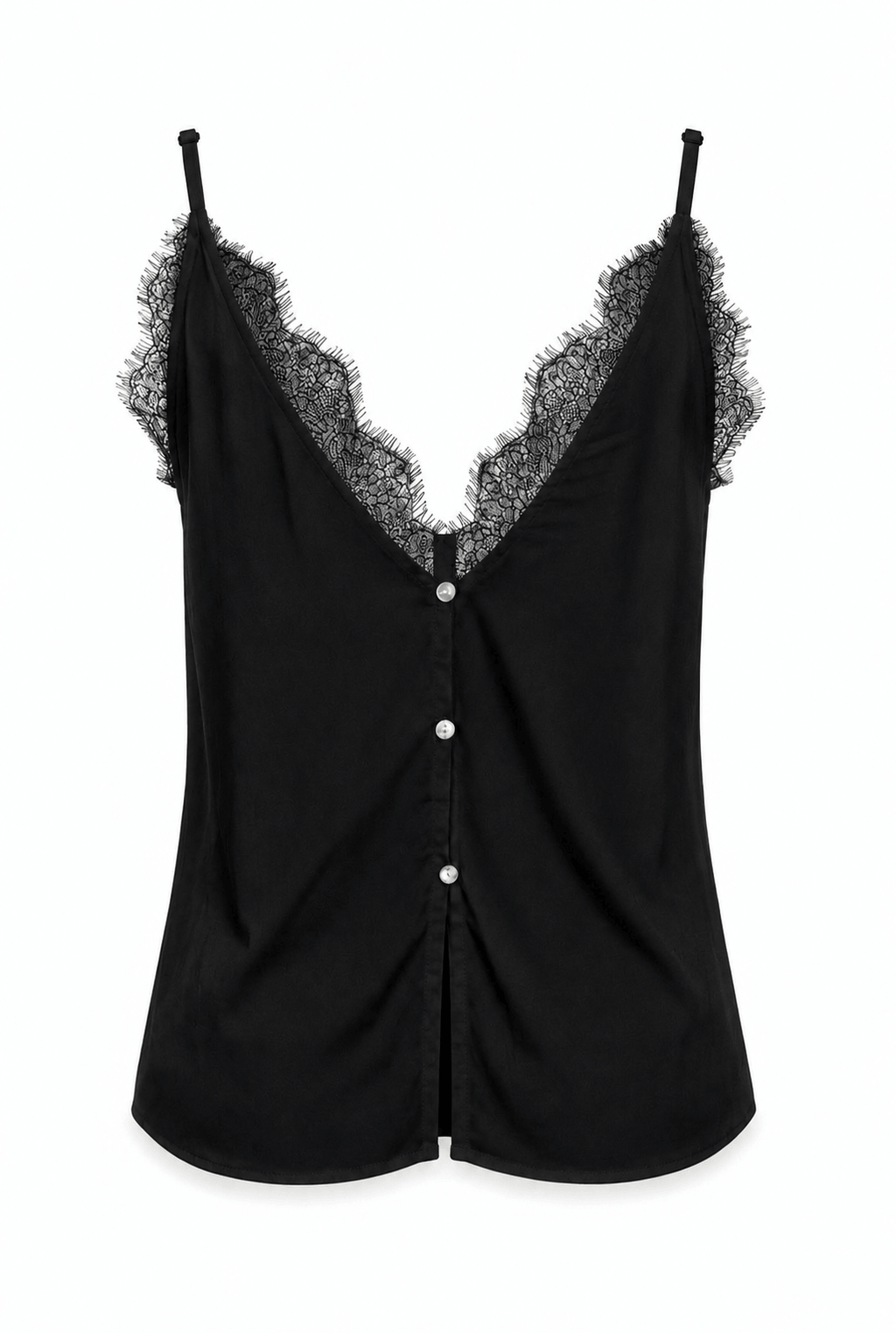 Blusa Tirante Lencera Negro