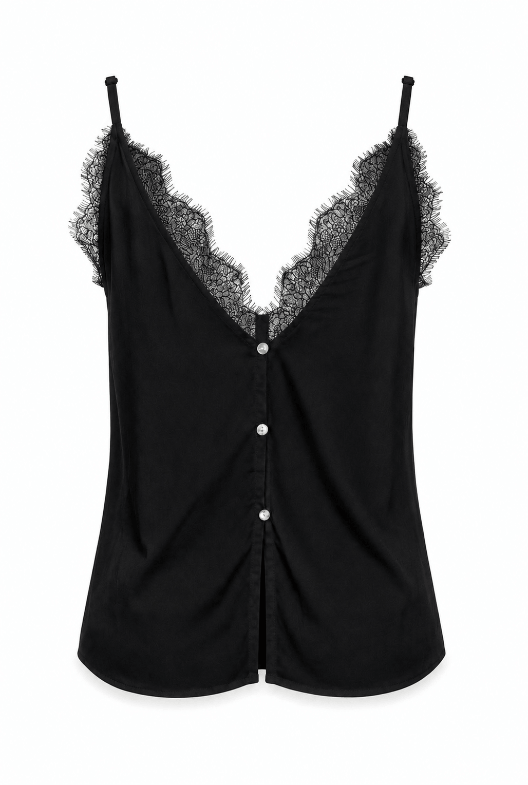 Blusa Tirante Lencera Negro