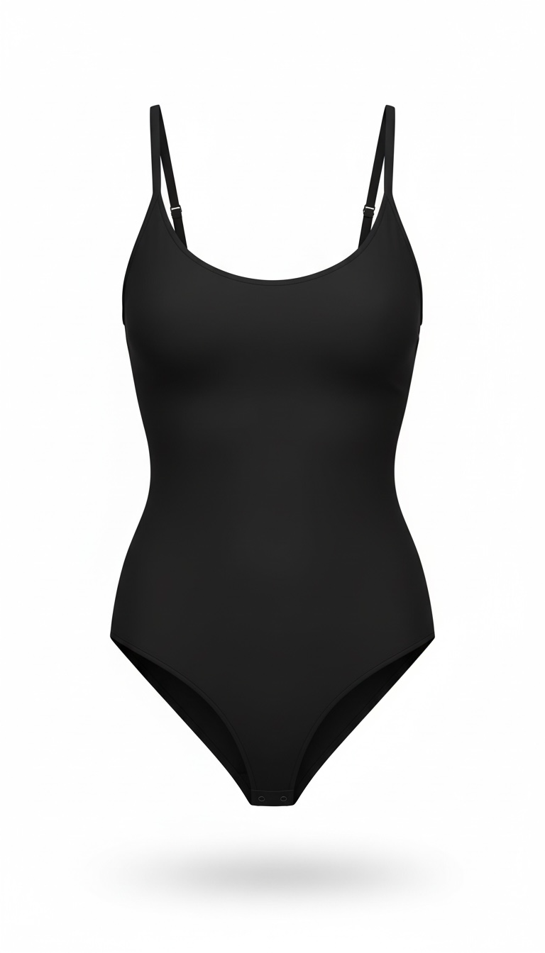 Body Negro con control de abdomen