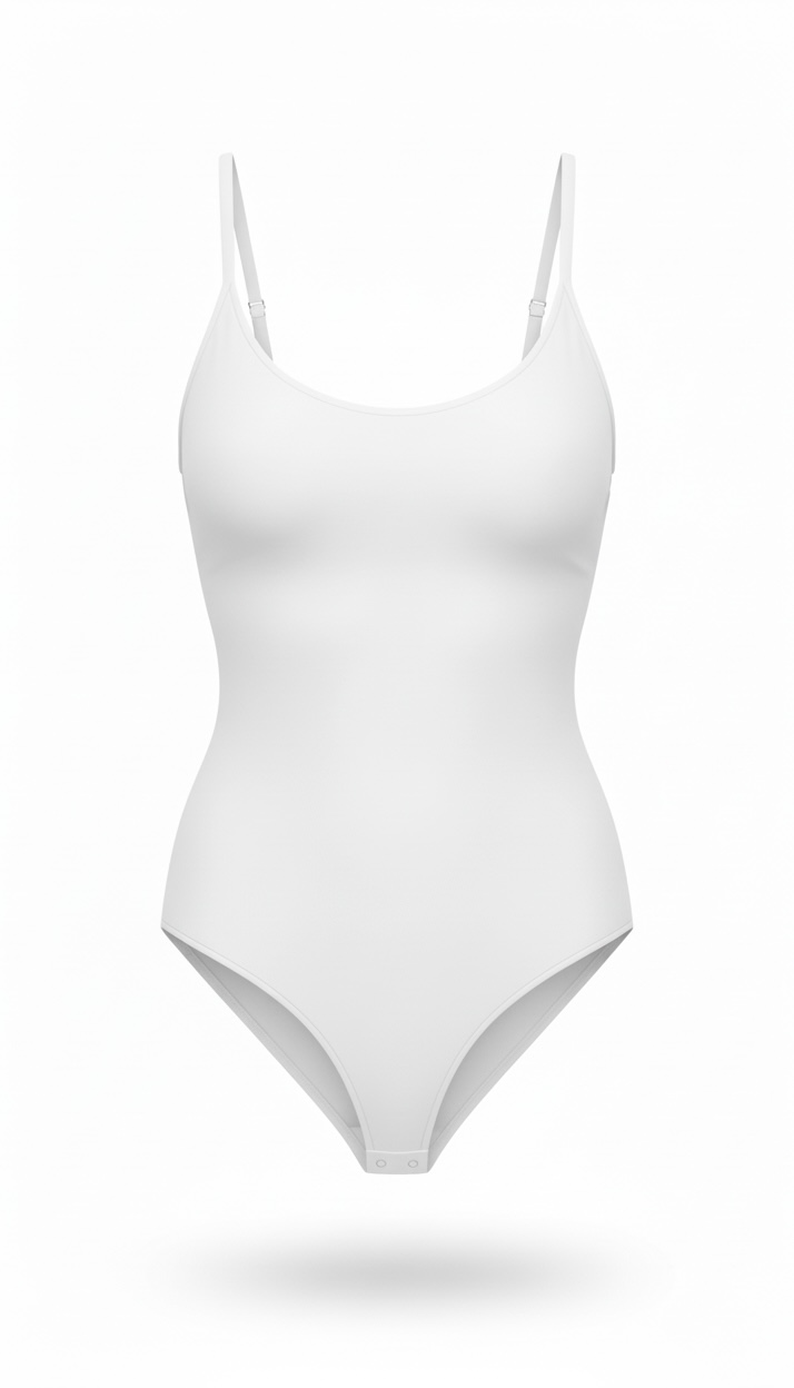 Body Blanco con control de abdomen