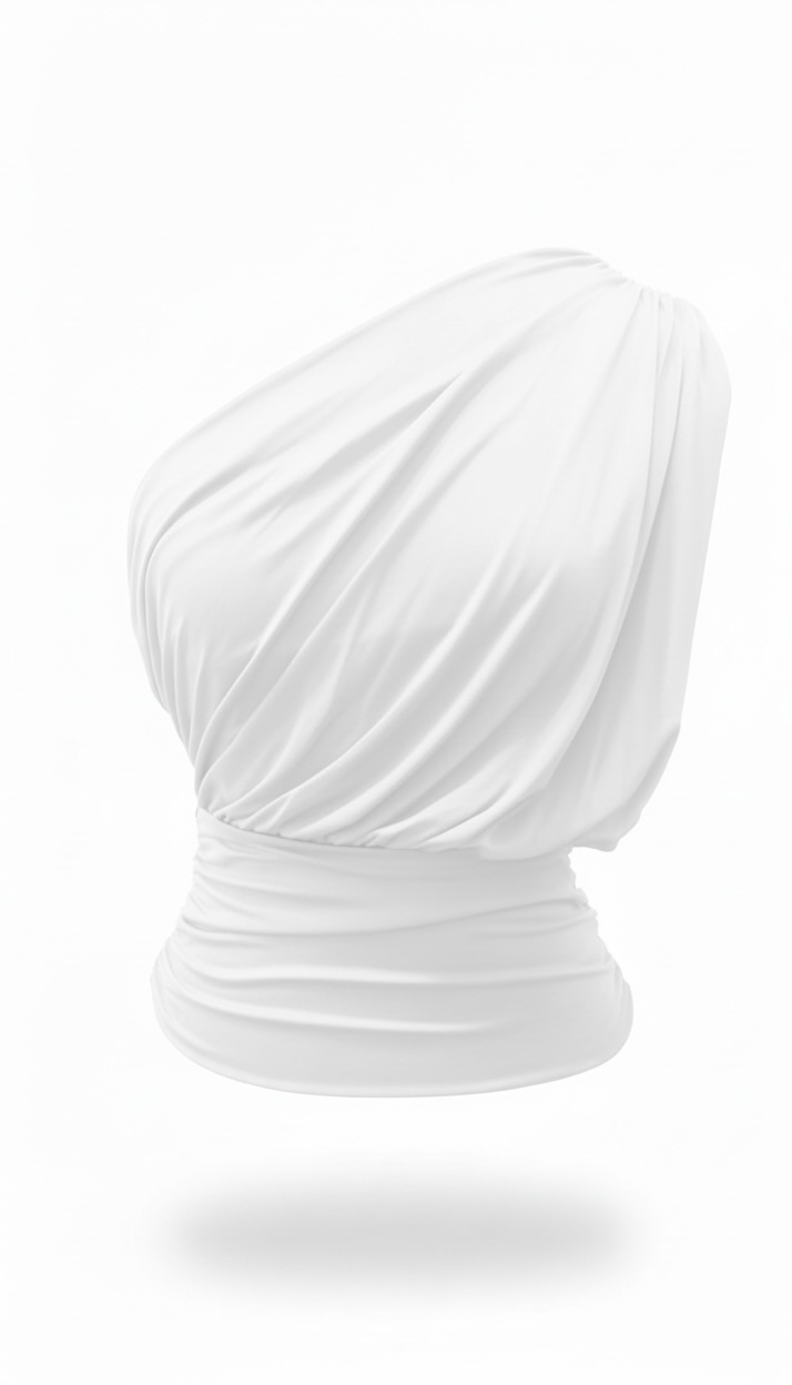 Blusa Blanca medio hombro