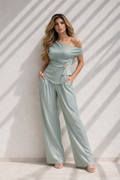Set Menta blusa pantalón