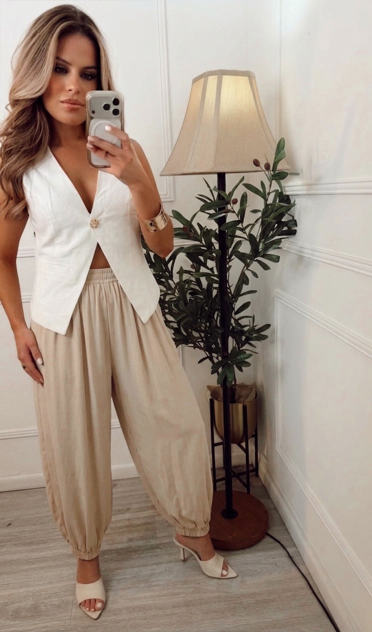 Pantalón Beige