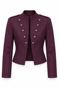 Jacket con tachuelas vino 26/9