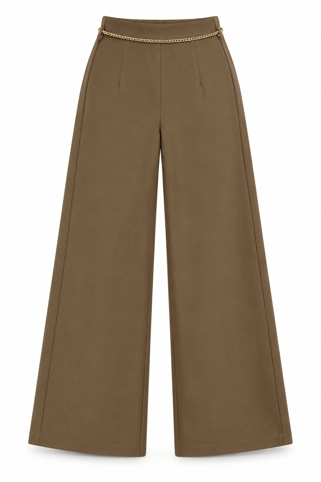 Pantalón arena con cadena