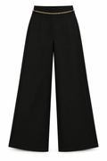 Pantalón negro con cadena