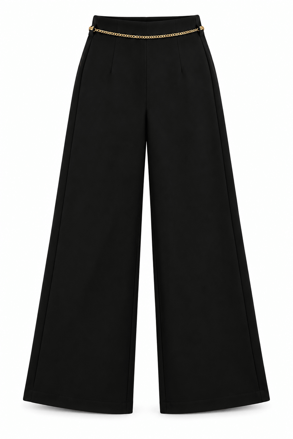 Pantalón negro con cadena