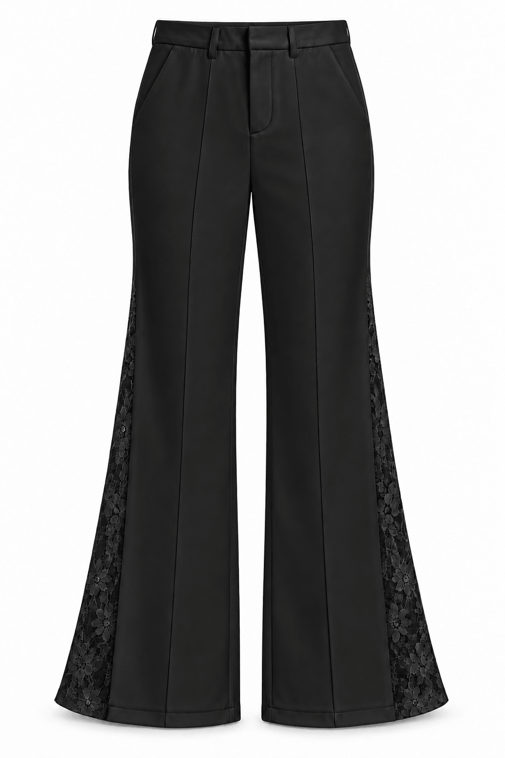 Pantalón negro con encaje