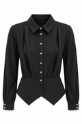 Blusa corset negra