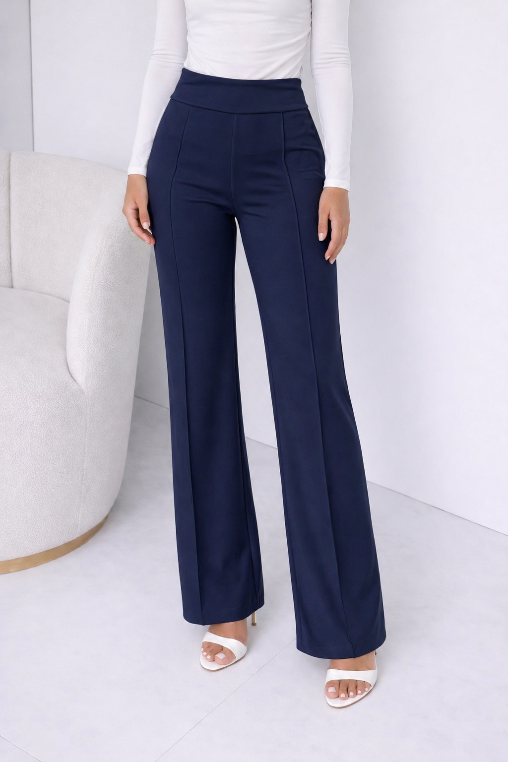 Pantalón stretch azul navy