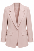 Blazer satín brillante Palo de Rosa