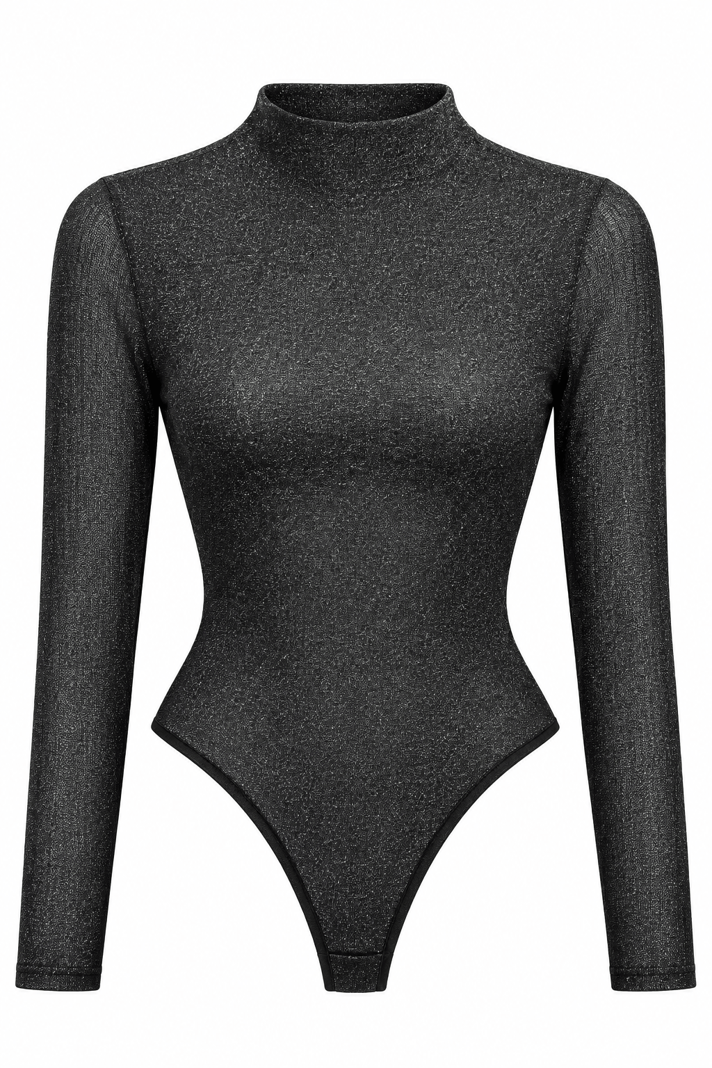 Bodysuit glitter negro