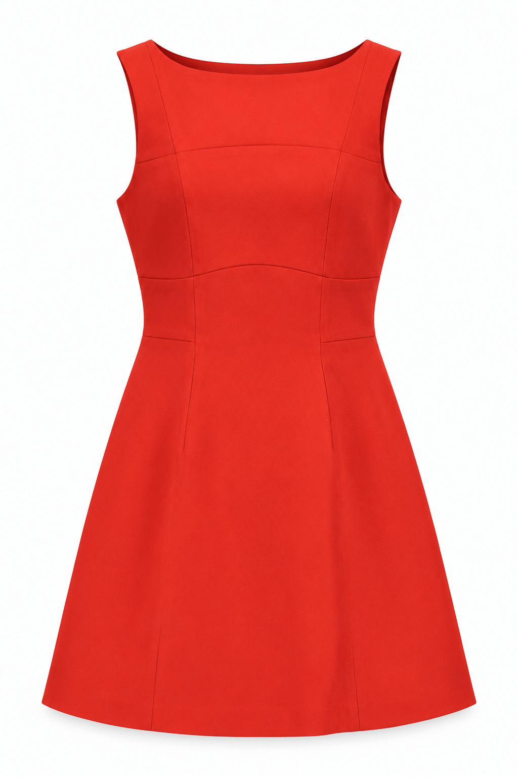 Vestido estructurado rojo